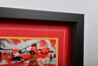 CANADIAN GRAND PRIX: A superb colour picture collage from the 2004 Canadian Grand Prix featuring window mounted pictures of the winning Ferrari F2004 and Ferrari team. With centrally mounted 'GRAND PRIX DU CANADA, MONTREAL 11-12-13 JUIN 2004' Official Pro - 2