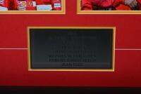 CANADIAN GRAND PRIX: A superb colour picture collage from the 2004 Canadian Grand Prix featuring window mounted pictures of the winning Ferrari F2004 and Ferrari team. With centrally mounted 'GRAND PRIX DU CANADA, MONTREAL 11-12-13 JUIN 2004' Official Pro - 7