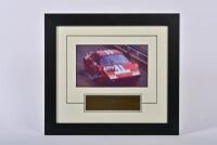 FACETTI: A colour picture of Carlo Facetti driving a Ferrari 365 GTB/4 at Le Mans 1972. Carlo Facetti signature - 2