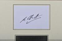 SCHUMACHER: A colour picture of Michael Schumacher. Michael Schumacher signature - 3