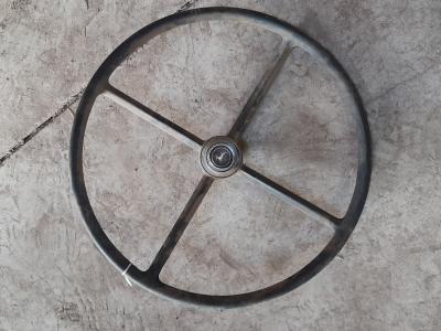 A John Deere steering wheel, believed from a Model 830 non power steering example