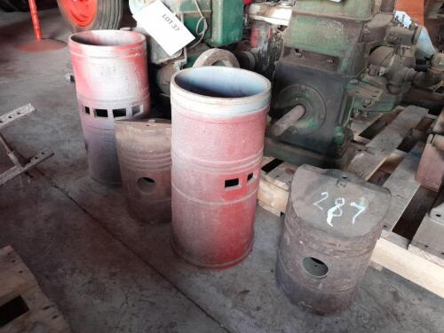 LANZ: Two Two-Stroke Lanz liner and pistons,&nbsp;unknown if matching