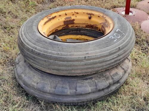 Truck rims, 750 x 20 with tyres