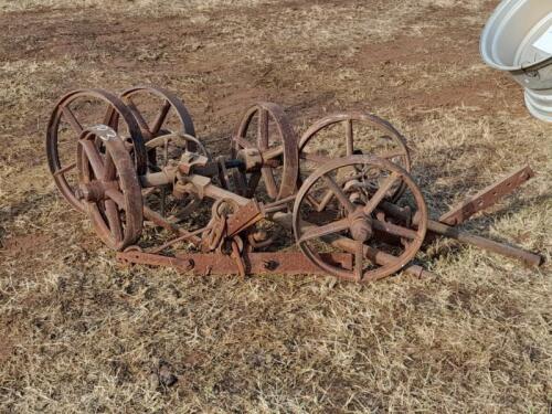 Assortment of small steel wheels