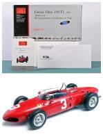 DINO 156: A Limited Edition 1:18 scale CMC Ferrari Dino 156 F1, 1961 "Sharknose" GP Deutschland, Graf Berghe von Trips (M-069). Model still sealed in inner polystyrene packaging