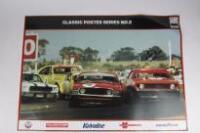 CALDER PARK: A poster featuring a clash of the titans at Calder (signed Jane)