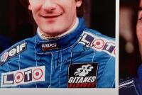 FORMULA 1: Two colour images of Formula 1 drivers from the 1992 Formula 1 season including Riccardo Patrese and Thierry Boutsen. Patrese & Boutsen signatures - 2
