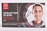 BUEMI: Three Sebastian Buemi signed cards from Toyota Gazoo Racing (Le Mans) and Nissan Formula E - 4