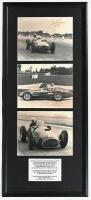 GONZALEZ: A superb tri-picture set of Jose Froilan Gonzalez racing a Ferrari 375/F1 and Ferrari 625 at various Grand Prix's during the 1950's. Each picture signed by Jose Froilan Gonzalez