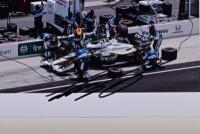 SATO: Five Takuma Sato signed Rahal Letterman Lanigan Racing IndyCar pictures and driver profile card - 2