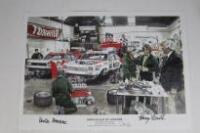 HOLDEN: A print titled &lsquo;Birth Place of Legends&rsquo;&nbsp;(signed Firth and Tate)