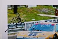 PILETTE: Two colour images on photographic paper of Teddy Pilette racing at Le Mans. Lola T70 from Le Mans 1970 & Ferrari 512BB from Le Mans 1978. Teddy Pilette signatures - 3