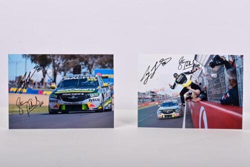 BATHURST 2018: Two colour pictures from Bathurst 2018 depicting winners Craig Lowndes and Steven Richards. Lowndes & Richards signatures