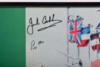 BRABHAM/MOSS: A framed Official Programme from the 'F1 FOSTER'S AUSTRALIAN GRAND PRIX 2006, MELBOURNE 30 MARCH - 2 APRIL - Celebrating the 50th Anniversary of the 1956 Australian Grand Prix at Albert Park' Commemorative Programme, cover signed by Sir Jack - 2