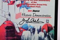 BRABHAM/MOSS: A framed Official Programme from the 'F1 FOSTER'S AUSTRALIAN GRAND PRIX 2006, MELBOURNE 30 MARCH - 2 APRIL - Celebrating the 50th Anniversary of the 1956 Australian Grand Prix at Albert Park' Commemorative Programme, cover signed by Sir Jack - 3