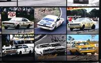HOLDEN: A 'HOLDEN MONARO 1968 to 1970' collage depicting the racing history of Holden Monaro. Picture signed by various Holden Monaro drivers including Colin Bond, Barry Ferguson, "Dyno Dave" Bennett, Jim Palmer, Phil West - 4