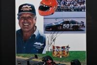 FOYT: A colour picture collage of A.J.Foyt racing. Collage signed by A.J.Foyt - 3