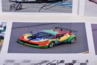 FERRARI: A collection of Ferrari GT3 and Challenge pictures predominantly from the Ferrari Challenge North America. M.Gomes, B.Sweedler, J.Westphal signatures - 3