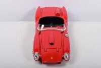 FERRARI 250: A 1:18 scale Bburago 1957 Ferrari 250 Testarossa, red, opening features, engine detail - 2
