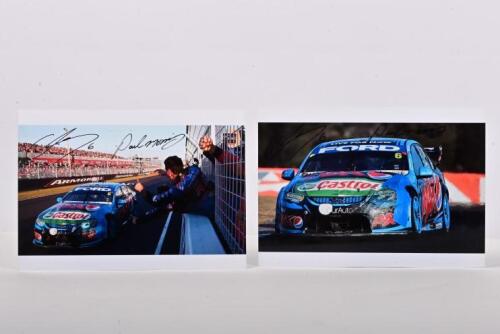 BATHURST 2014: Two colour pictures from Bathurst 2014 depicting winners Paul Morris and Chaz Mostert. Morris & Mostert signatures