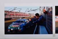 BATHURST 2014: Two colour pictures from Bathurst 2014 depicting winners Paul Morris and Chaz Mostert. Morris & Mostert signatures - 2