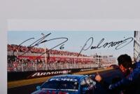 BATHURST 2014: Two colour pictures from Bathurst 2014 depicting winners Paul Morris and Chaz Mostert. Morris & Mostert signatures - 3