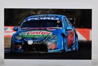 BATHURST 2014: Two colour pictures from Bathurst 2014 depicting winners Paul Morris and Chaz Mostert. Morris & Mostert signatures - 4
