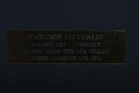 FITTIPALDI: A colour picture set of Emerson Fittipaldi from the Belgian Grand Prix, 1974 Nivelles. Picture of McLaren M23-Cosworth signed by Emerson Fittipaldi - 3