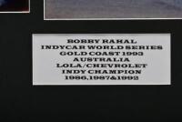 RAHAL: A colour picture set of Bobby Rahal from the 1993 Indycar World Series Gold Coast, Australia. Bobby Rahal signature - 3