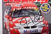 AUSTRALIAN MOTOR RACING: A Nov/Dec/Jan 2002 (No.71) issue of 'motor Racing Australia' magazine. Cover signed by Mark Skaife & Jim Richards - 2