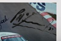 BATHURST 1987: An original colour picture by Ian Smith of Peter Brock, David Parsons, Peter McLeod racing a VL Commodore SS Group A to victory at the 1987 James Hardie 1000. Picture with driver signatures - 3