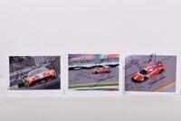 DAYTONA 2015: Three different colour pictures from Daytona 2015 of the no. 51 AF Corse Ferrari 458 Italia race car as raced by Gianmaria Bruni, Emmanuel Collard, Francois Perrodo and Toni Vilander. All pictures with driver signatures