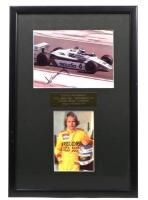 ROSBERG: A framed and glazed colour picture set of Keke Rosberg from SWISS GRAND PRIX - DIJON-PRENOIS 1982