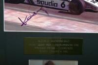 ROSBERG: A framed and glazed colour picture set of Keke Rosberg from SWISS GRAND PRIX - DIJON-PRENOIS 1982 - 2