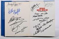 BATHURST: 'AUSTRALIA'S GREATEST MOTOR RACE' hardcover book by Bill Tuckey. Book signed by a myriad of Bathurst drivers including Fred Gibson, Bob Holden, Dick Johnson. Superb collection of Bathurst signatures - 2