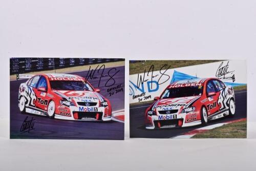 BATHURST 2009: Two colour pictures from Bathurst 2009 depicting winners Will Davison and Garth Tander. Davison & Tander signatures