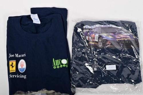 JMB/AUCOTT/RED BULL: Two JMB/Aucott Racing/Red Bull - Joe Macari Ferrari and Maserati Servicing team t-shirts