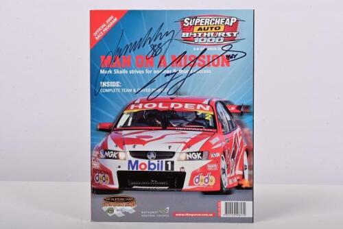 BATHURST: A 'SUPERCHEAP AUTO BATHURST 1000', October 2006 Official Program. Craig Lowndes and Jamie Whincup signatures to front cover