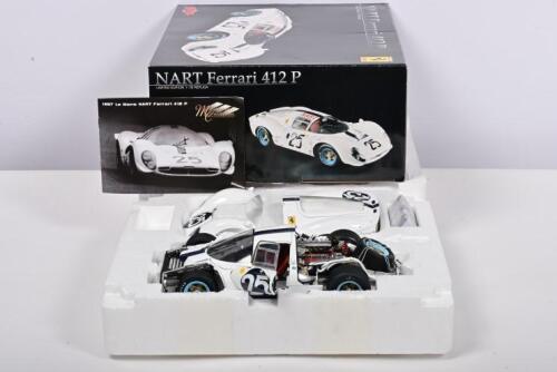 FERRARI: A Limited Edition, 1:18 scale gmp NART Ferrari 412 P (Part No.G1804116). Detailed model with original box
