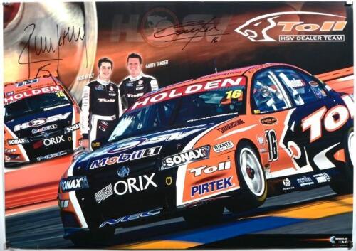 HOLDEN: A Toll/HSV DEALER TEAM promotional poster. Poster signed by Garth Tander and Rick Kelly
