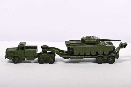 DINKY: Two Dinky items. Dinky Military 651 Centurion Tank & 660 Mighty Antar Tank Transporter