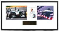 HAKKINEN: A large colour picture set of Mika Hakkinen and McLaren Mercedes from the late 1990's. Mika Hakkinen signatures
