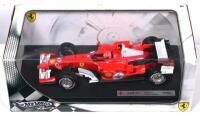 FERRARI SCHUMACHER: A 1:18 scale Hot Wheels Ferrari 248 F1 (J2980) as raced by Michael Schumacher, racing number '5' with associated 'vodafone' decals, with driver; original display box, model on black display board. - 2