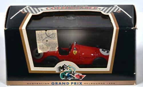 FERRARI: A 1:43 scale BRUMM Ferrari 500 F2 1952 (B44). As produced to celebrate the 1996 AUSTRALIAN GRAND PRIX, MELBOURNE