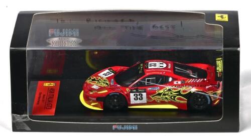 FERRARI: A 1:43 scale FUJIMI 458 Italia GT3 (FJM1243026) as raced in Macau 2011 by Clear Water Racing