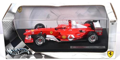 FERRARI: A 1:18 scale Hotwheels Racing Ferrari F2004 (B6200) Formula 1 model as raced by Michael Schumacher