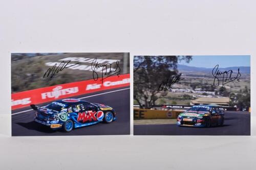 BATHURST 2013: Two colour pictures from Bathurst 2013 depicting winners Steven Richards and Mark Winterbottom. Richards & Winterbottom signatures