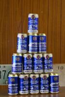FOSTERS: A collection of 13 commemorative Adelaide GP beer cans, eight of 1986 and five 1987, emply - 2