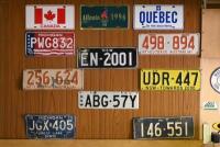 PLATES: Eleven various number plates