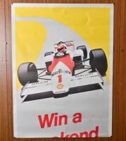McLAREN: A large double sheet original Marlboro promotion poster, each sheet 121cm high x 76cm wide - 2